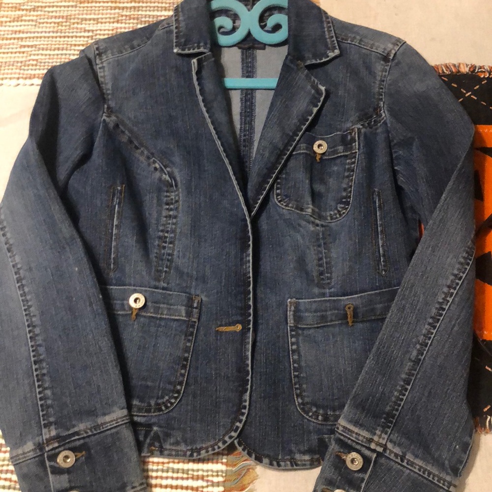 Women’s blue jean jacket size small